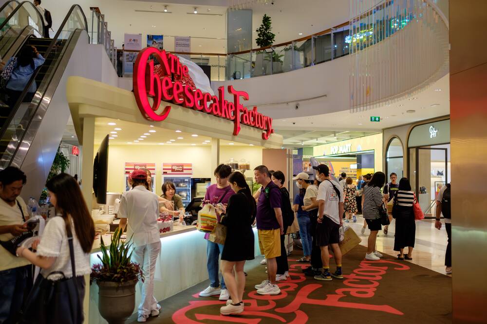 The Cheesecake Factory สาขาเซ็นทรัลเวิลด์  และเมนูที่น่าลอง